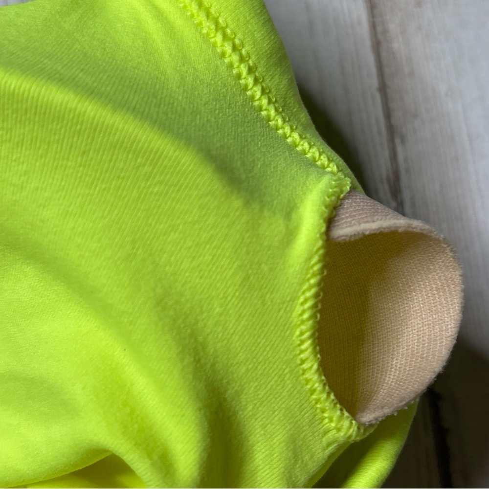 Old Navy Active 2X Womens Activewear Top Sports Bra Neon Built In Bra - Picture 11 of 15